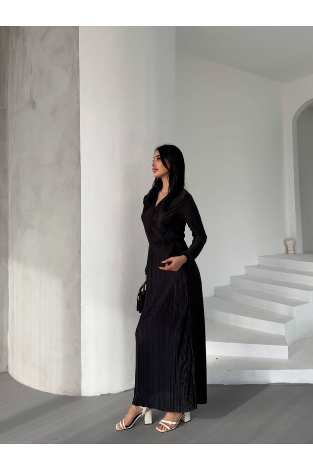 140 CM Piliseli Elbise - 4