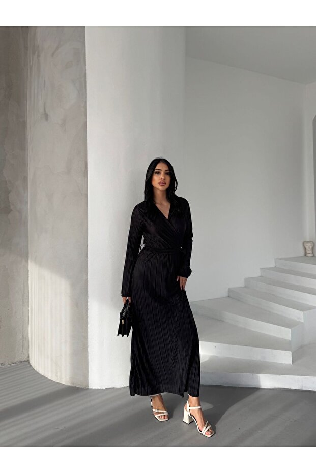 140 CM Piliseli Elbise - 1