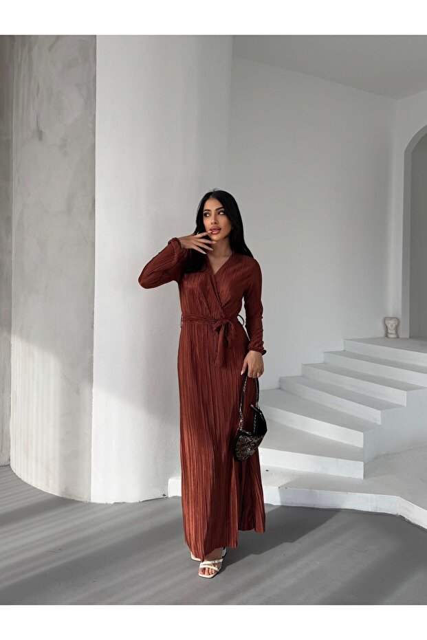 140 CM Piliseli Elbise - 4