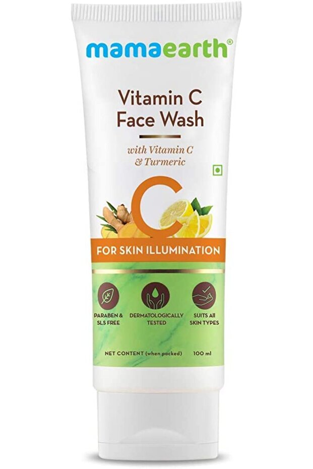 Vitamin C Face Wash with Vitamin C and Turmeric for Illumination  (100 ML)