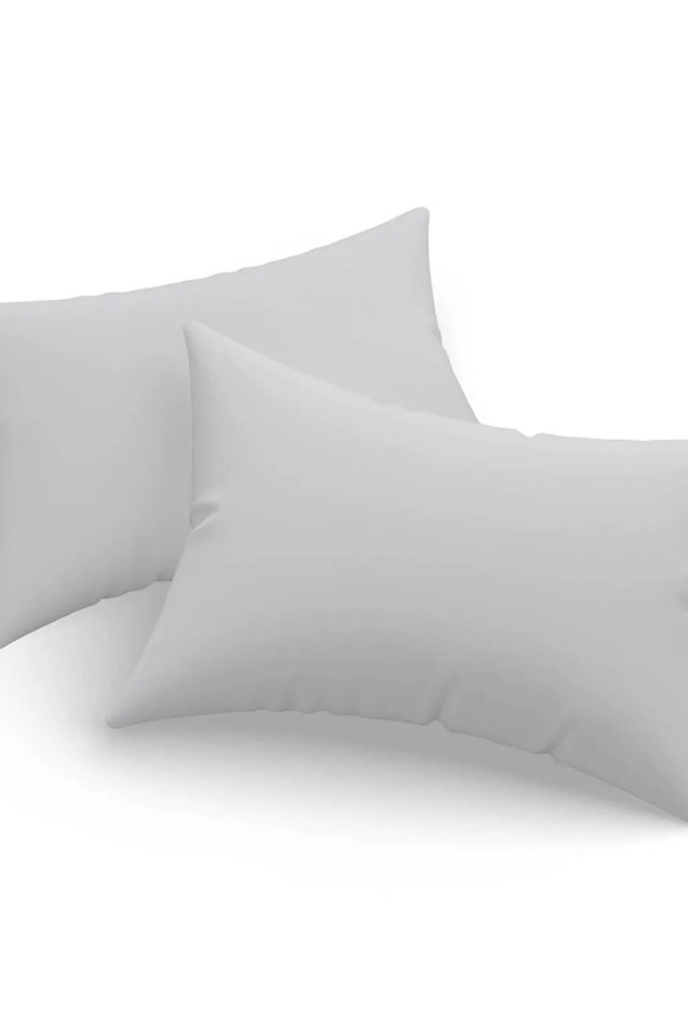 2li Yastık Kılıfı Solid Gri - 4
