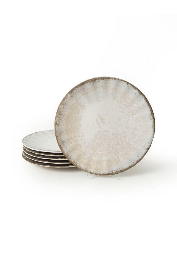 Vintage Cream Sirius Servis Tabağı 27 Cm 6 Adet 22146 - 8