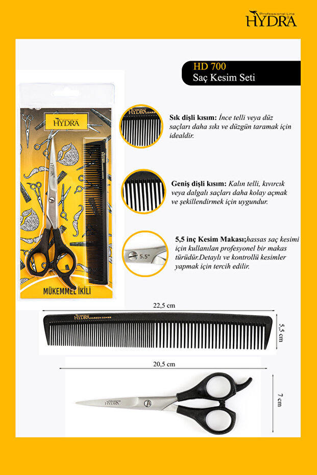 Hair Clipper Set HD-700 Perfect Double