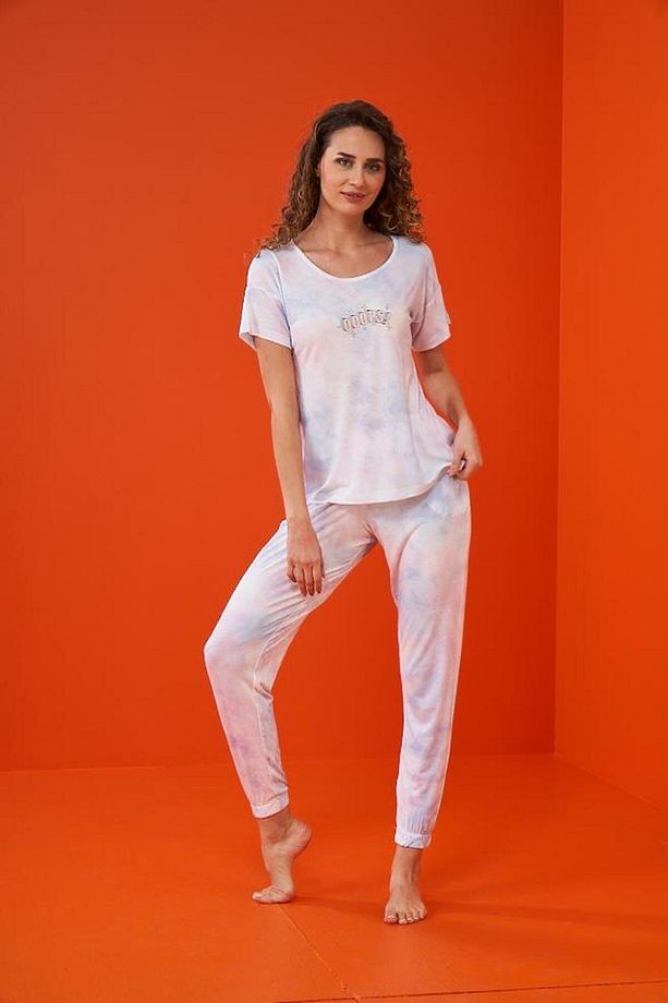 Pjs 23238 Kadın Kısa Kollu Pijama Takımı - 3