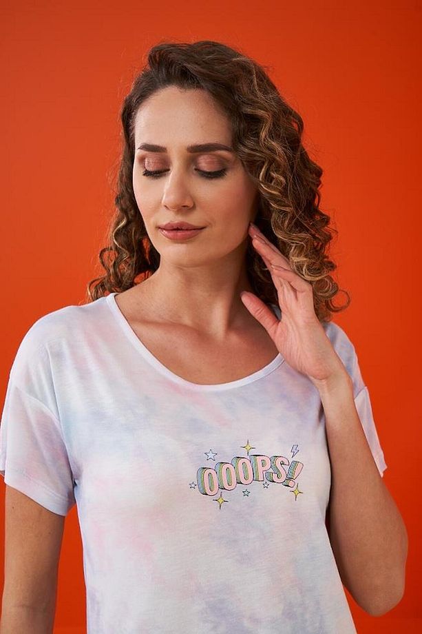 Pjs 23238 Kadın Kısa Kollu Pijama Takımı - 6