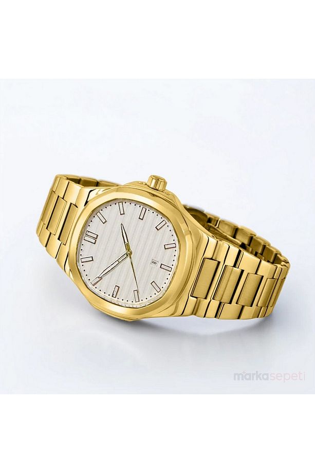 Patek Tasarım Geometrik Model Takvimli Lüks Kol Saati - 2