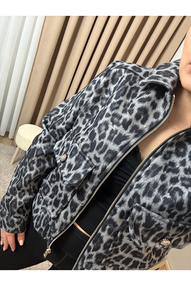 Leopard Pattern Jacket - 3