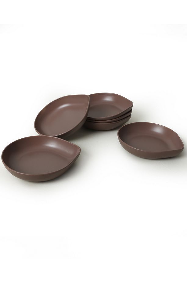 Mat Açık Taupe Serenity Yemek Tabağı 21 Cm 6 Adet 958 - 6