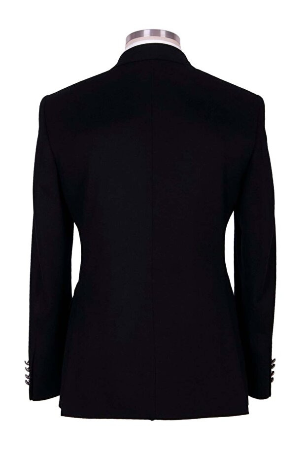 % 100 Kaşmir Kruvaze Ceket - 4