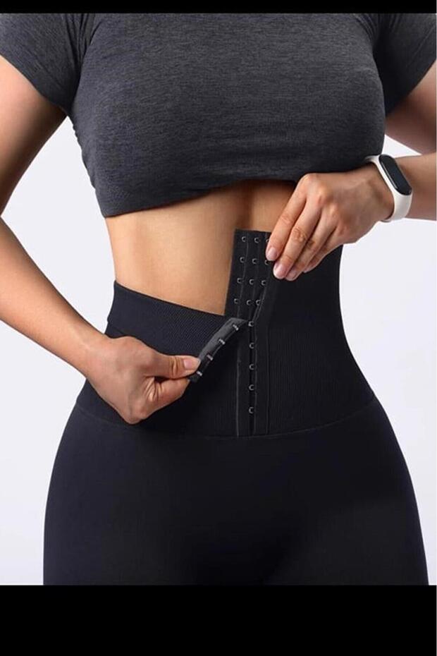Agraphed Corset Leggings That Showcase Thin the Waist, Abdomen and Leg Area