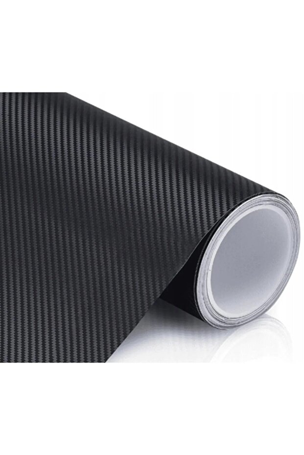 3D Black Carbon Fiber Foil with Air Channels 50 cm X 1 Meter Coating Foil with Adhesive