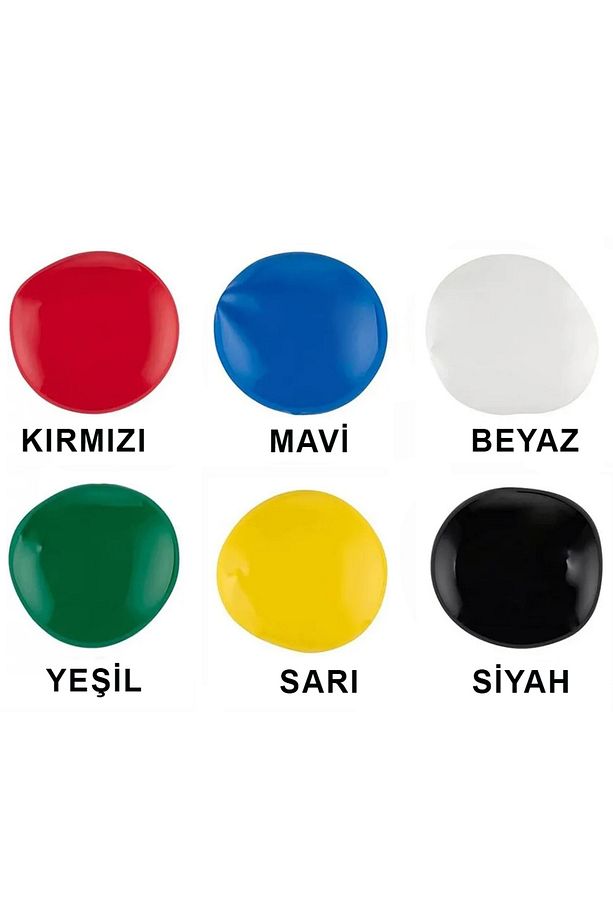 Akrilik Boya Seti - Ana Renkler 6 Renk X 500ml Fırça Hediyeli - 3
