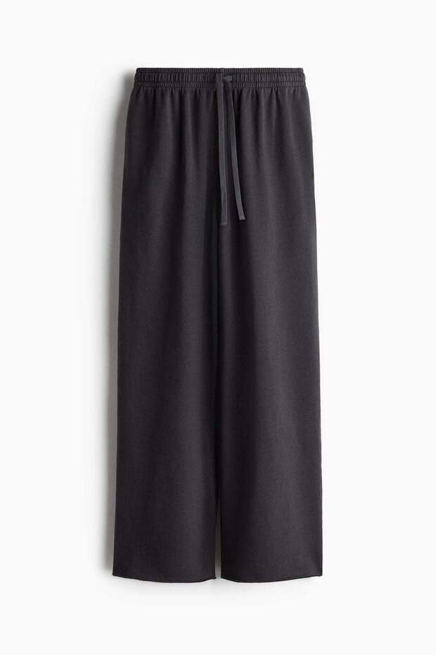 Washed cotton sweatpants
