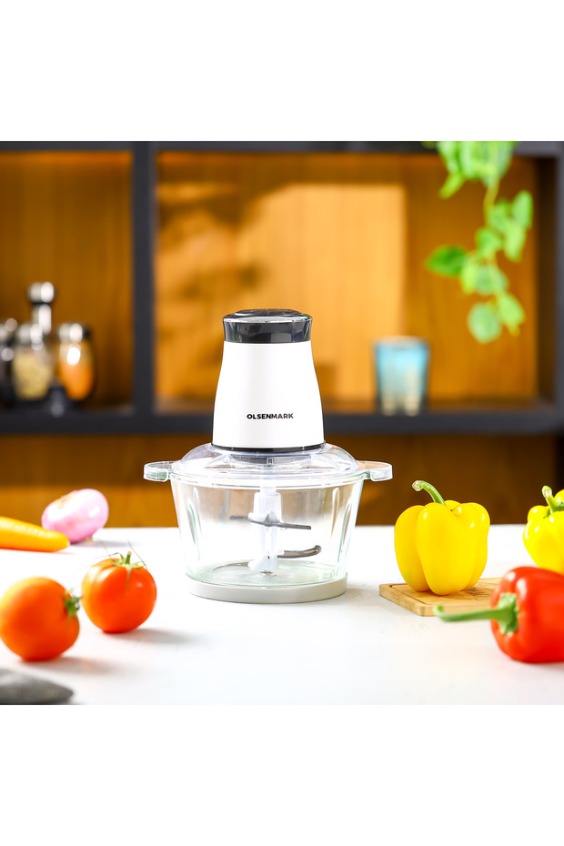Food Chopper- Compact Multi-Purpose 650 W OMC2313J Black