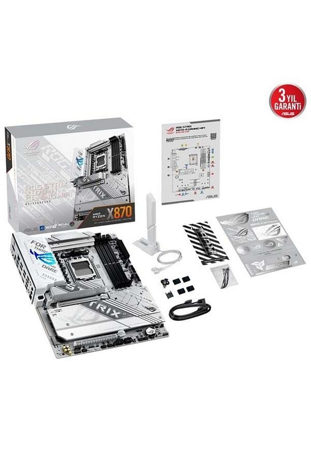 Rog Strıx X870-a Gamıng Wıfı-7 Ddr5 Hdmı Dp Pcıe 5.0 Am5 Atx - 8