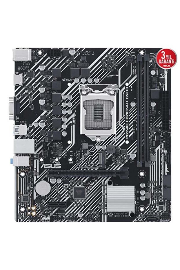 Prıme H510m-k R2.0 Ddr4 Hdmı Pcıe 16x V4.0 1200p V2 Matx - 2