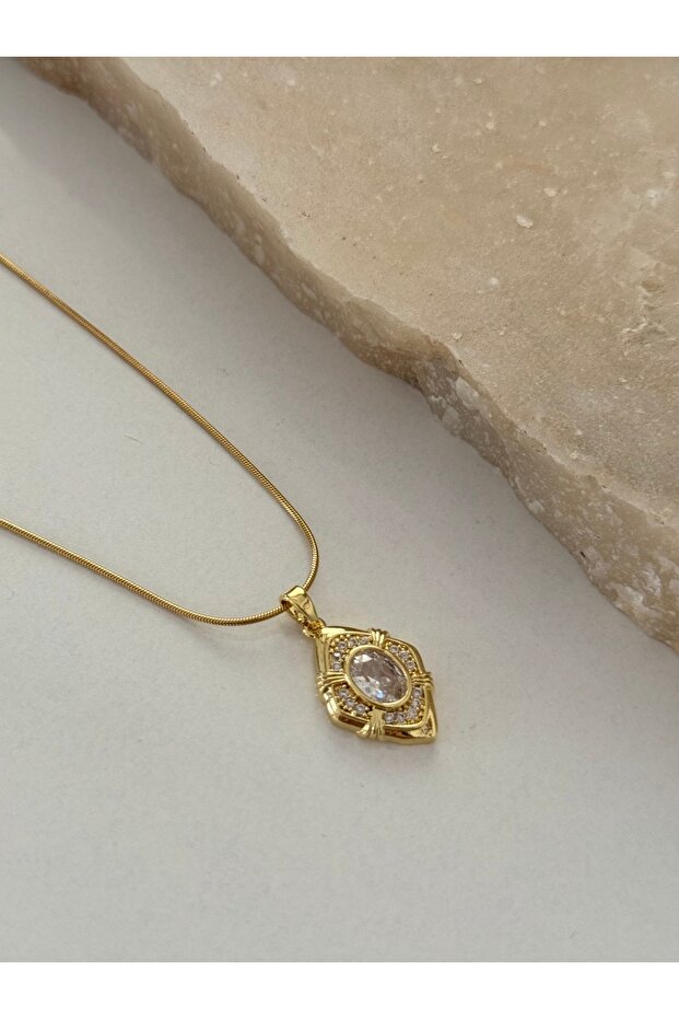 Paslanmaz çelik helen kolye - 1