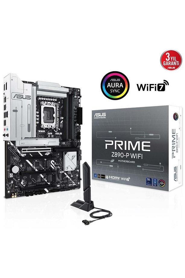 Prıme Z890-p Wıfı Ddr5 4xm2 Usb3.2 Rgb Lan Atx - 1