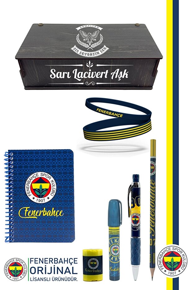 Original Licensed Pen Bracelet Notepad Eraser Gift Set