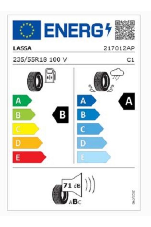 235/55R18 100V COMPETUS H/P 3 LASSA - 2