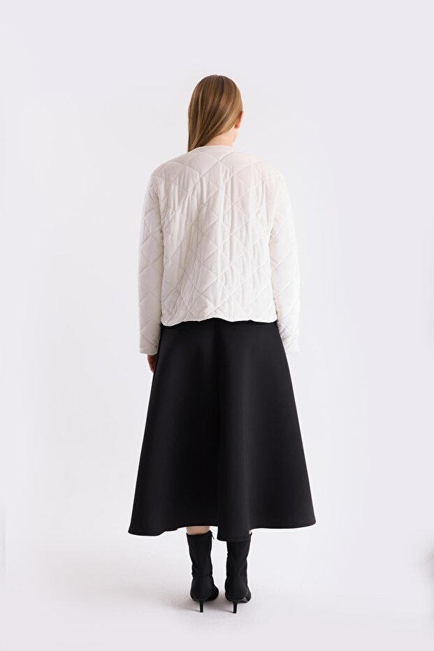 Eldon Kapitone Çıtçıtlı Premium Mont - 5