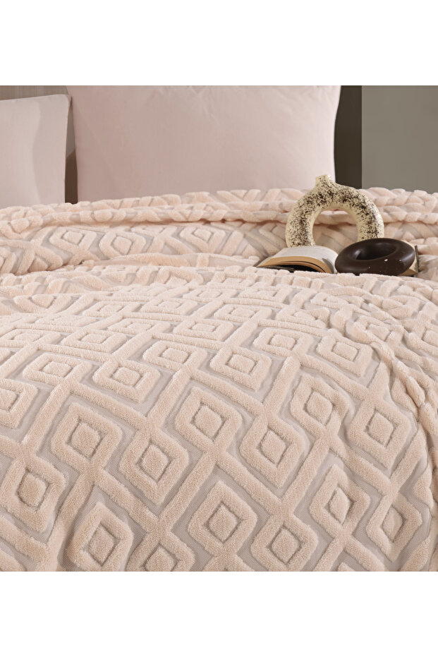 مفرش سرير مزدوج من قماش الجاكار Wellsoft - بيكيه - 2