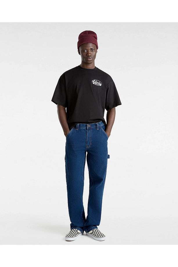 DRILL CHORE RELAXED CARPENTER DENIM PANT - 1
