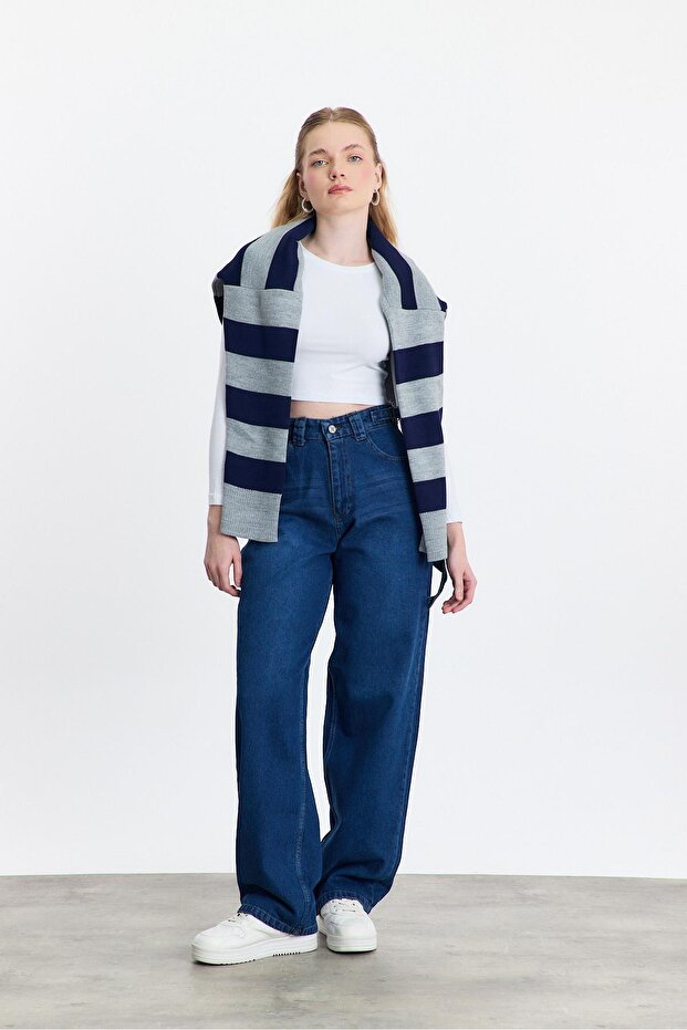 0606 Model Intermediate Blue Palazzo Jean - 1