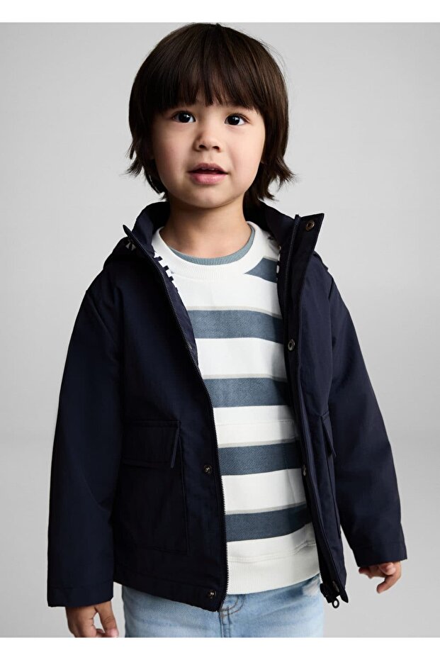 Kapitone kapüşolu parka - 1