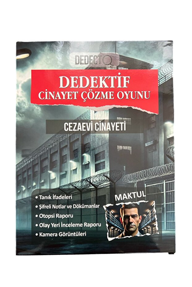 Detective Murder Solving Game Prison Murder