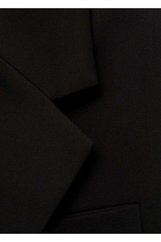 Düğmeli midi pamuklu palto - 6