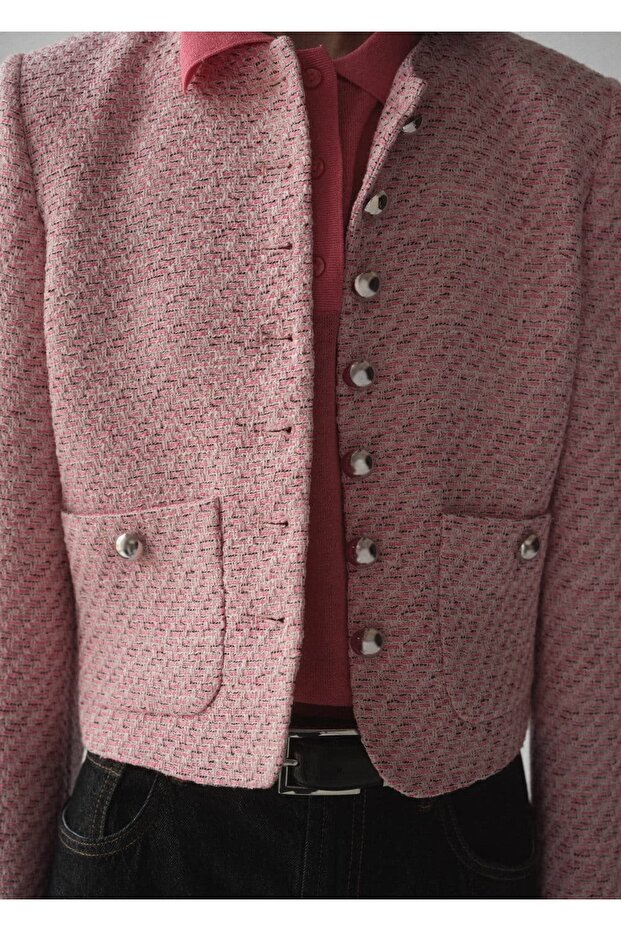 Fitted tüvit ceket - 7