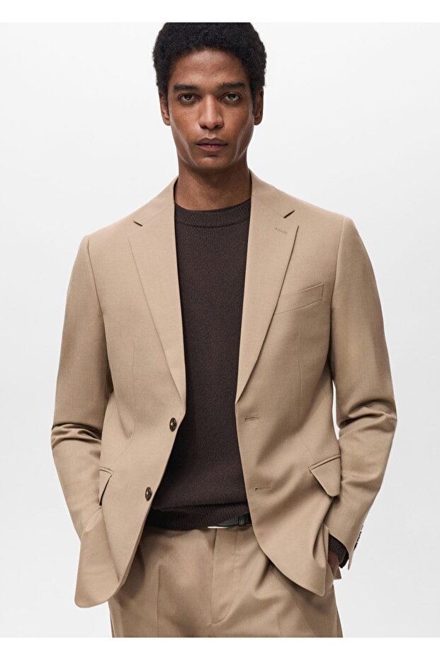 Turin %100 saf yün blazer ceket - 1