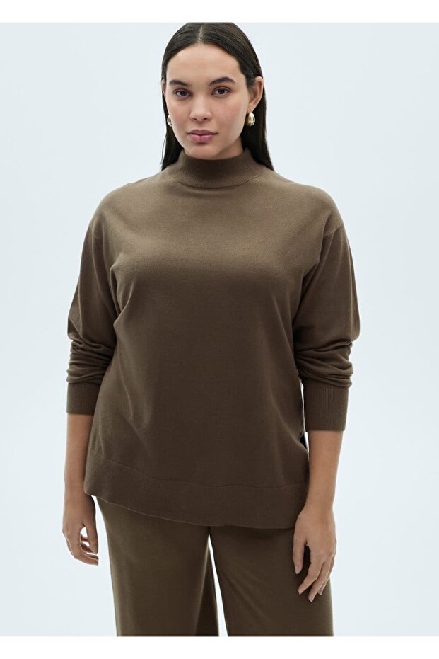 Strickpullover mit Perkins-Kragen - 8