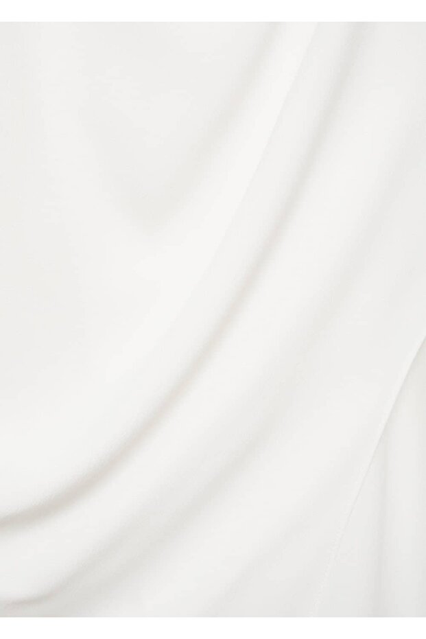 Kolsuz Dökümlü Bluz - 7