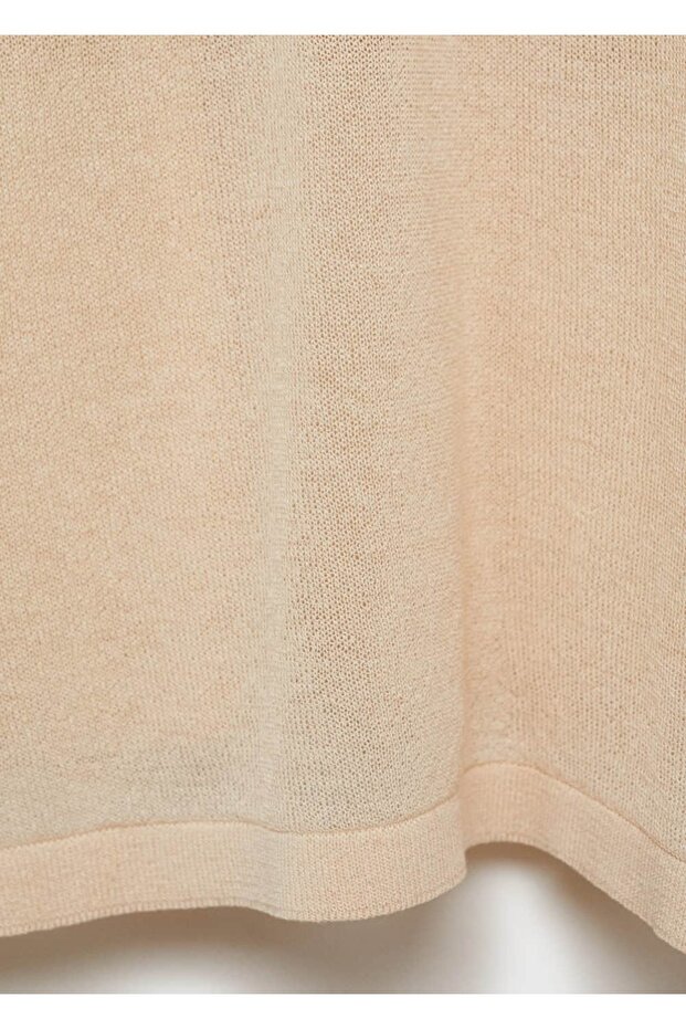 Kısa kollu oversize kazak - 5