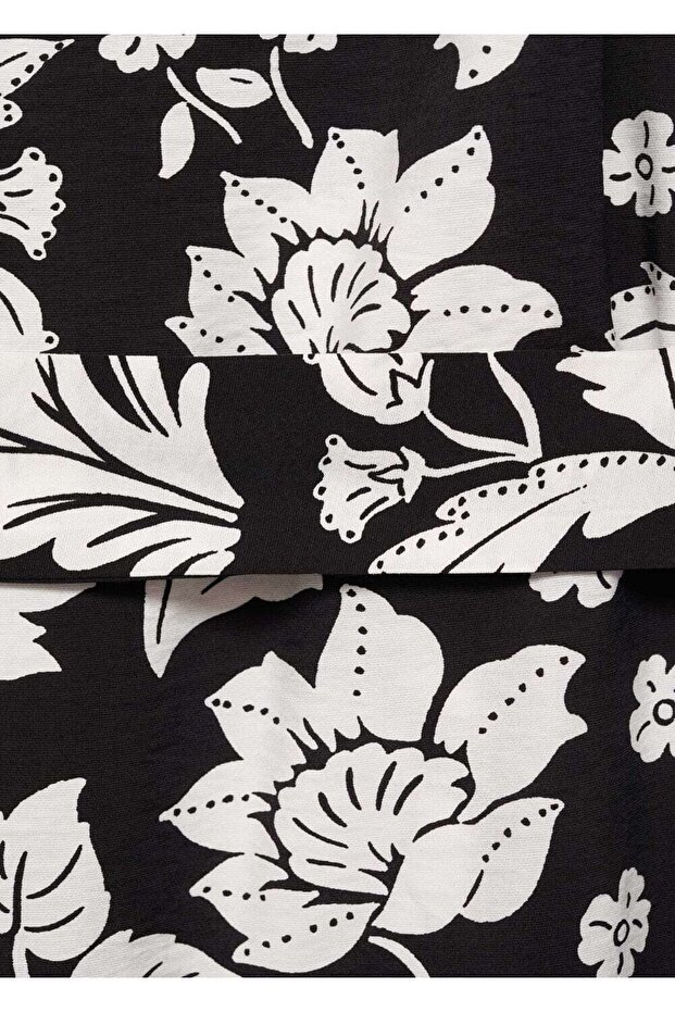 Trägerkleid mit Blumenmuster - 7