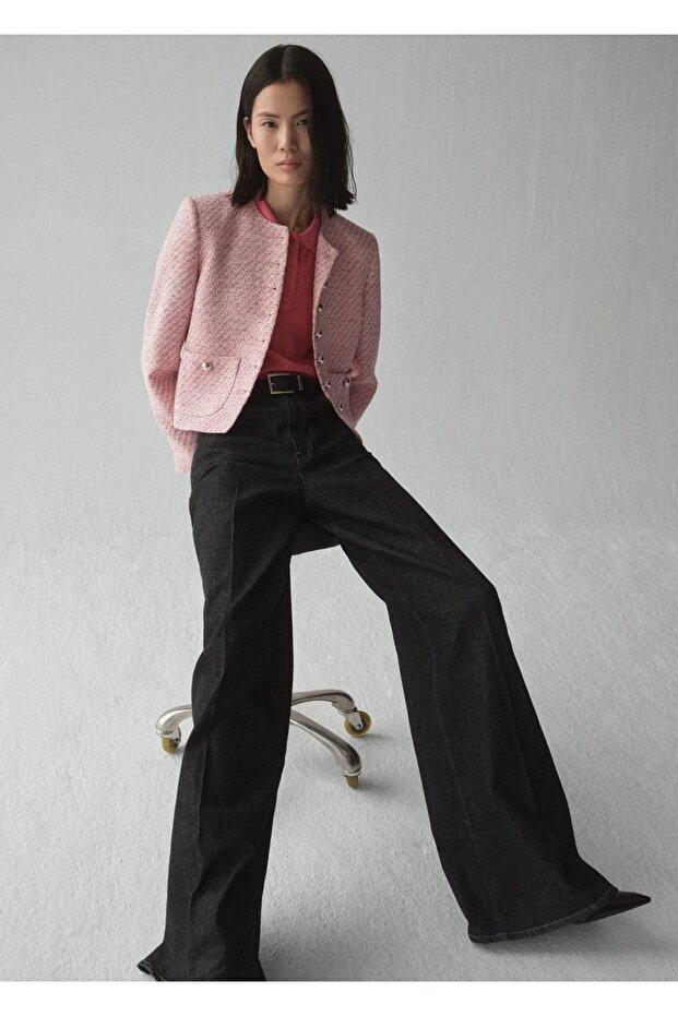 Fitted tüvit ceket - 5