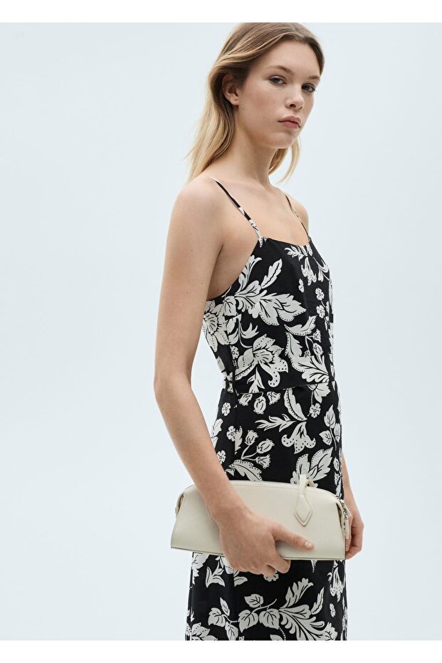 Trägerkleid mit Blumenmuster - 1