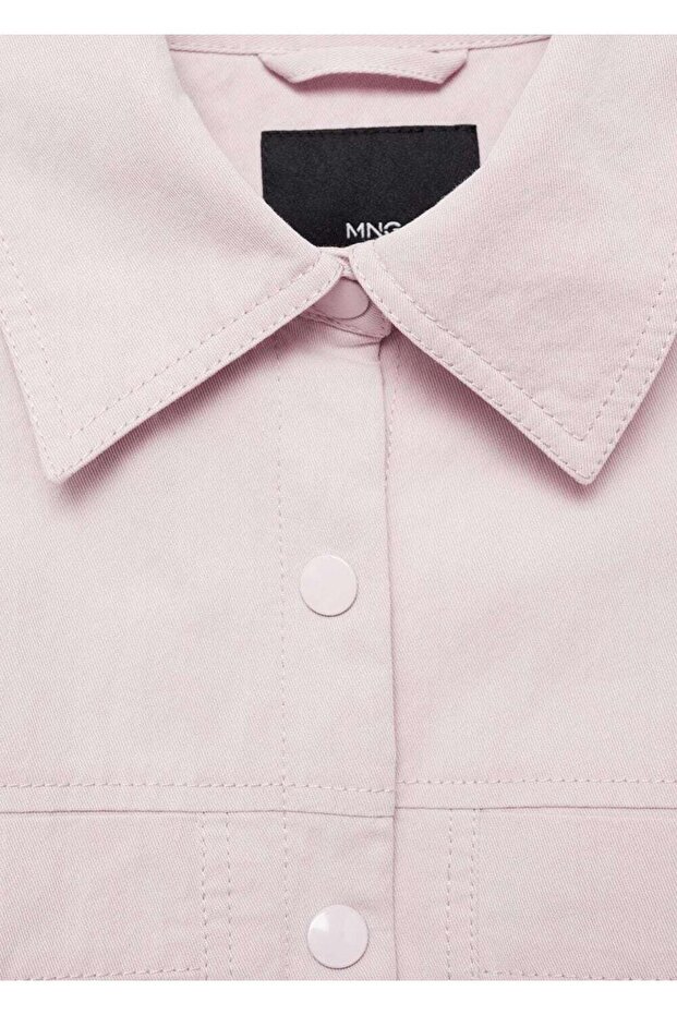 Volanlı denim mont - 8