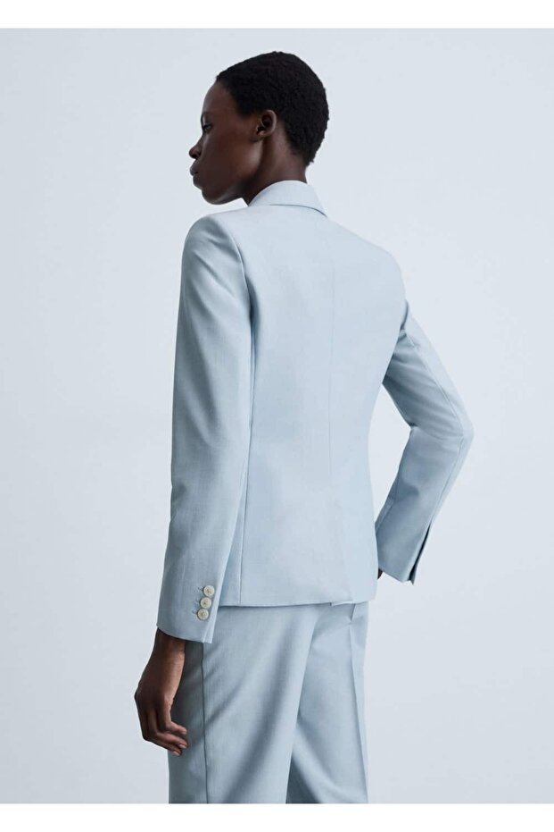 Bedene oturan blazer ceket - 4