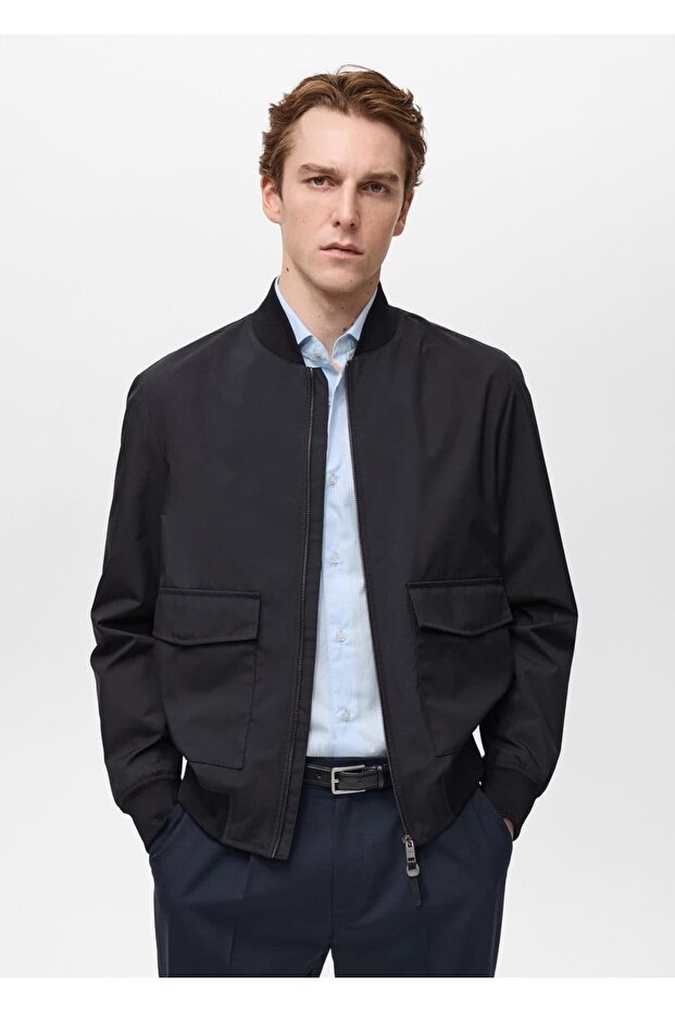 Su itici cepli bomber ceket - 1