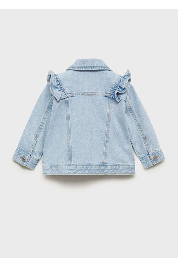 Volanlı Denim Mont - 3