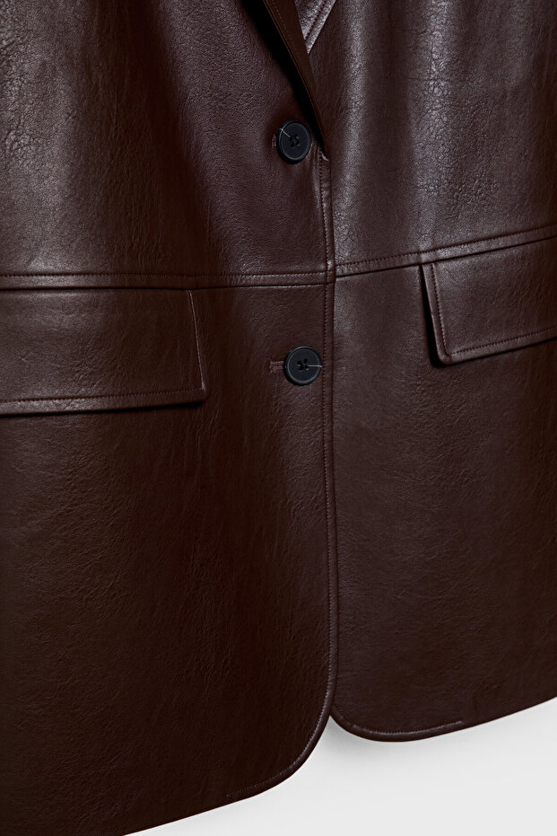 Suni deri blazer - 7