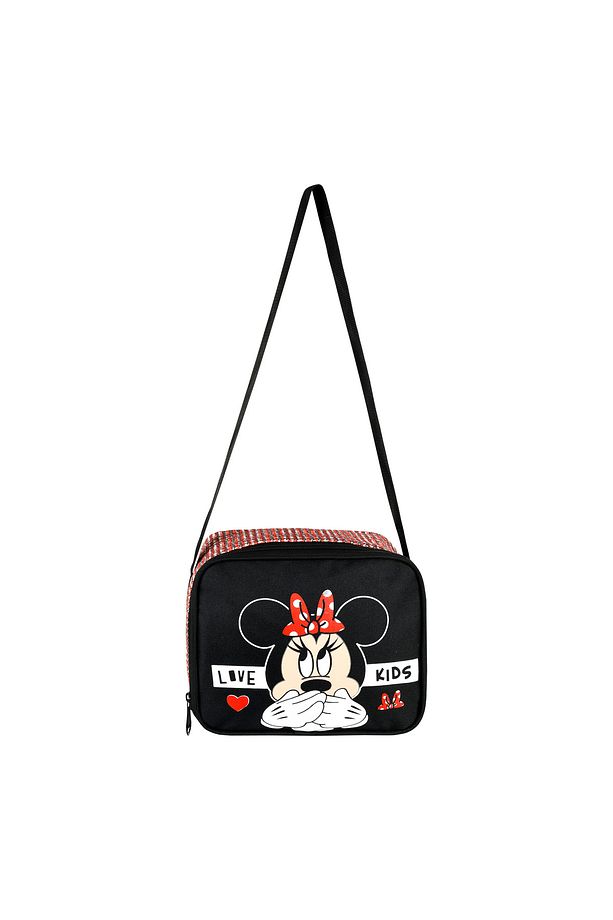 Minnie Mouse Portatif Çekçek 3'lü Set İlkokul Çantası, Termal Beslenme Ve Kalem Kutusu Seti - 6
