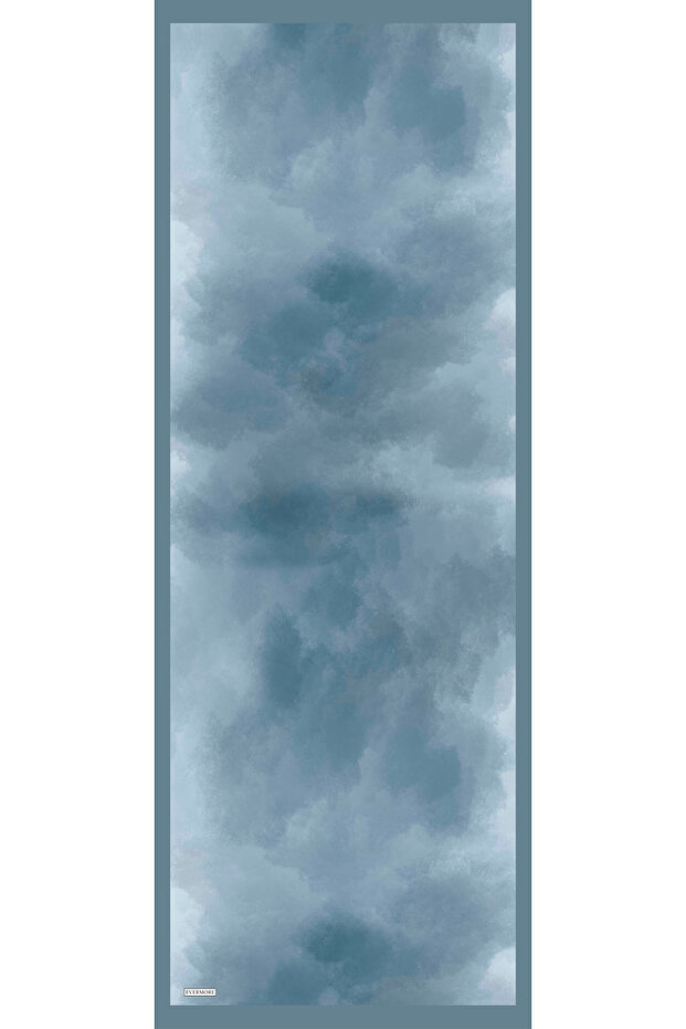 شال أناقة - نمط سحابة - EM016-24 - دخان - 3