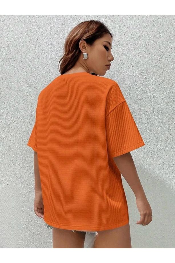 Yazlık Renkli Oversıze Tshirt - 2