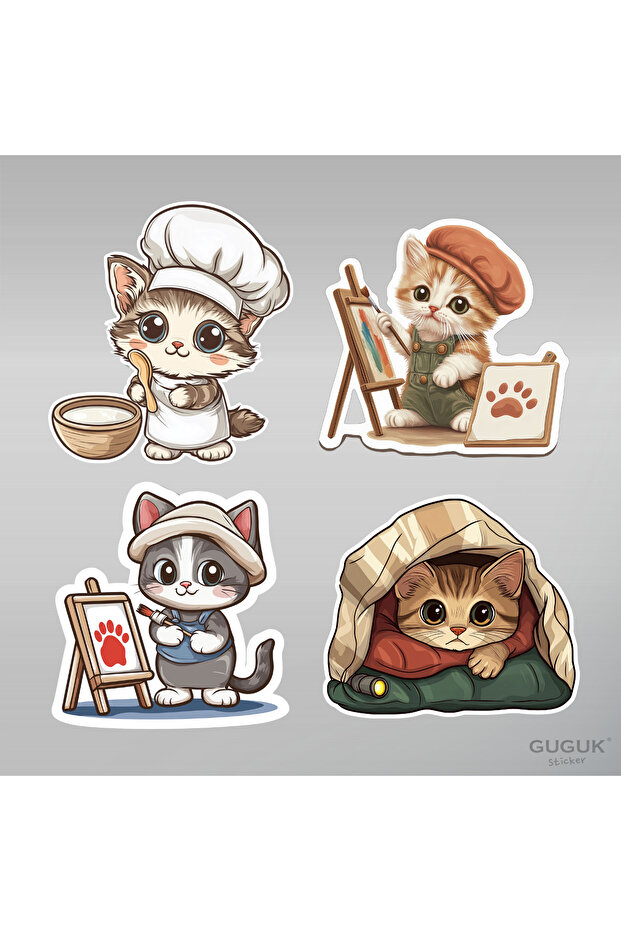 Kedi Sticker Seti - 7