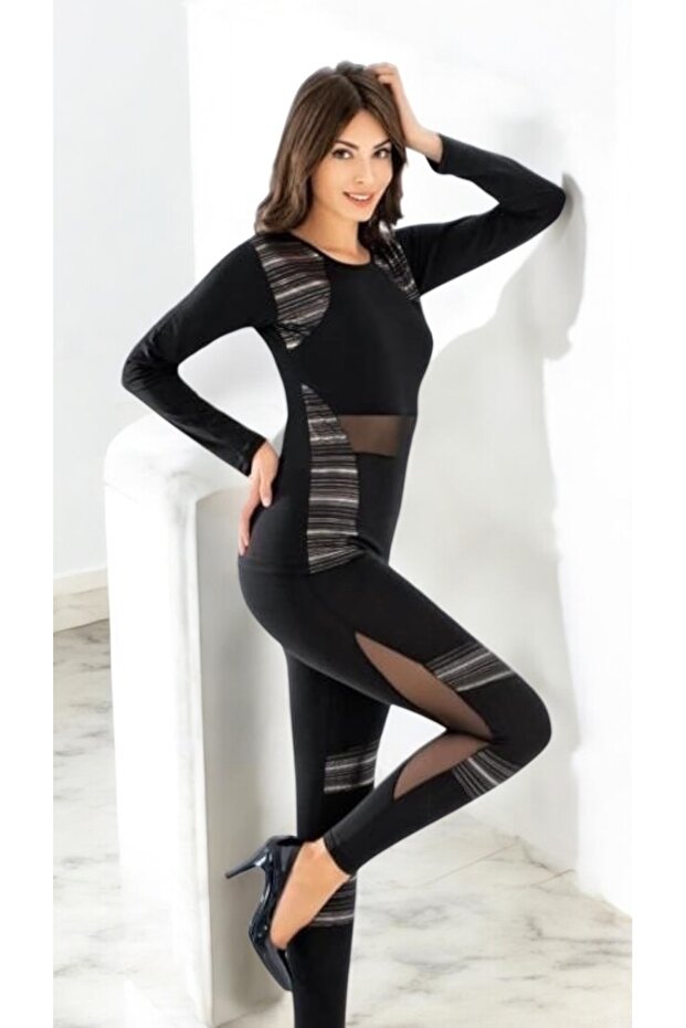 Tulle Detailled Pajama Set