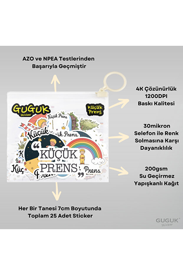 Küçük Prens Sticker Seti - 8